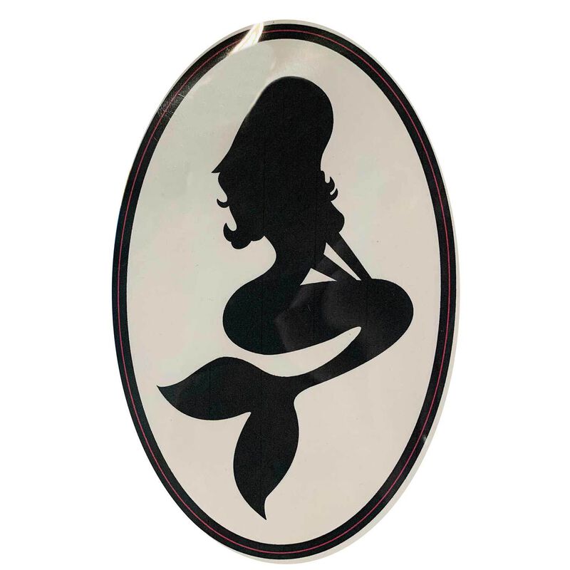 Mermaid Removable/Restickable Boat Sticker image number 0
