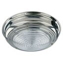 6 7/8" Stainless Steel LED Dome Light, White/Red image number 1
