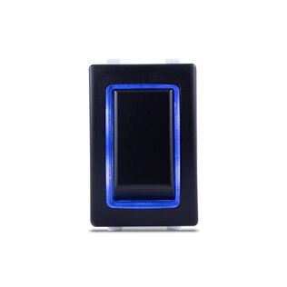Rocker Switch, Halo SPST, Blue Halo