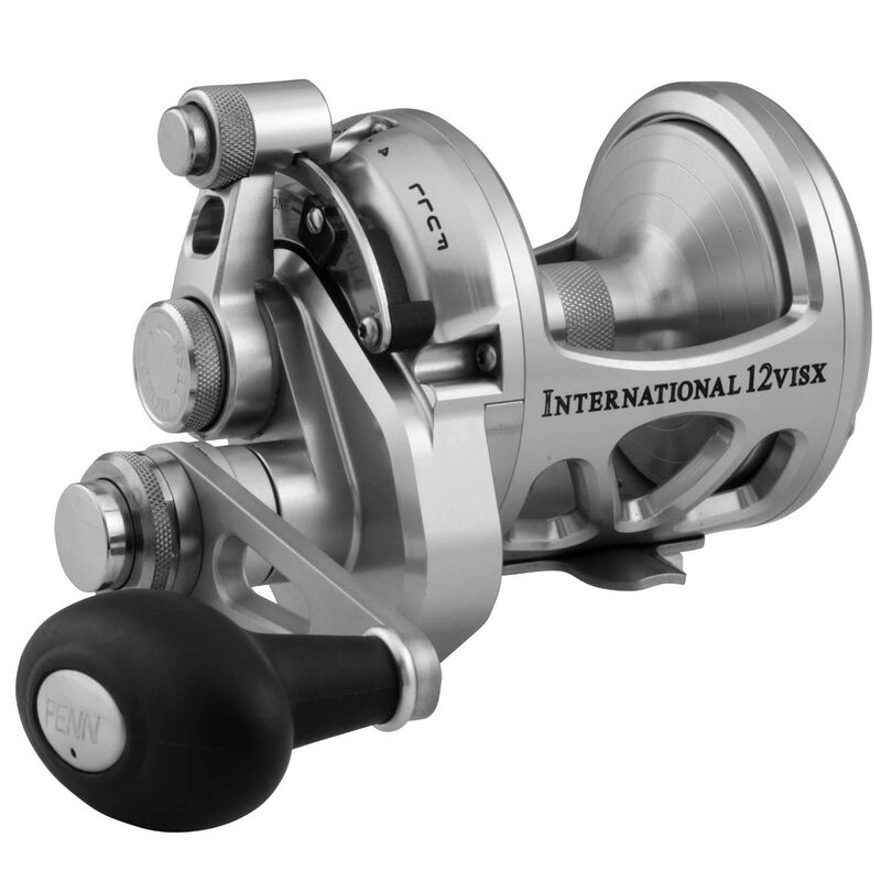 PENN International® 12VISX 2-Speed Conventional Reel, Silver