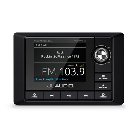 MM100s-BE MediaMaster&reg; Weatherproof (IP66) Premium Marine Media Receiver / Source Unit image number 2