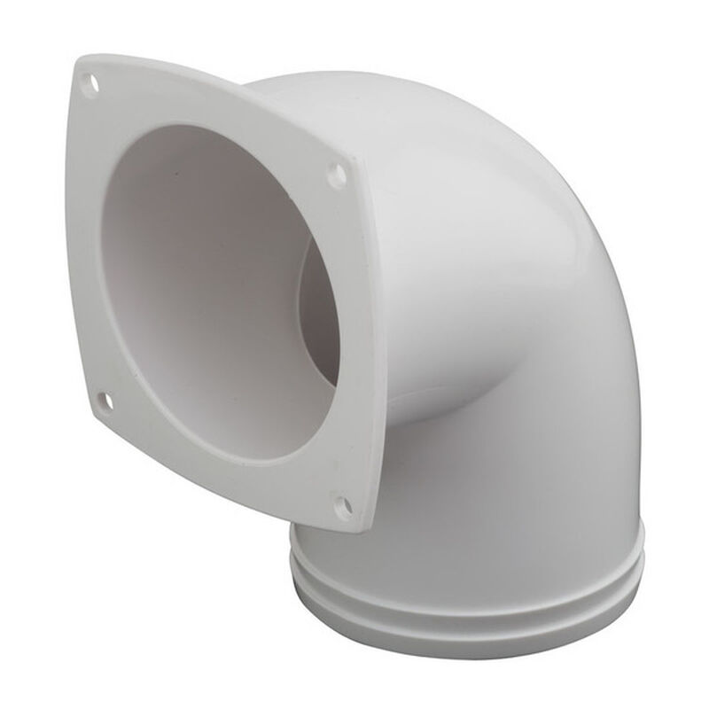 3" Hose Vent Elbow, Injection Molded ABS image number null