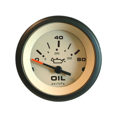 Sahara Series Oil Pressure Gauge, 80 psi