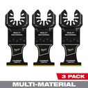 MILWAUKEE&reg; OPEN-LOK&trade; 1-3/8" Carbide Teeth Multi-Material Multi-Tool Blades, 3 Pack image number 0