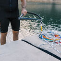 Ski Rope & Handle Combo Multi Color Take Off Loops image number 1