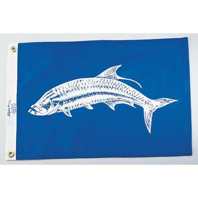 Tarpon Fish Flag, 12" x 18"