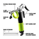 Flexzilla Heavy Duty Pistol Grip Grease Gun image number 2