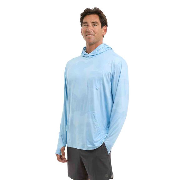 Men's Brush Camo Freespool Hooded Shirt image number 1