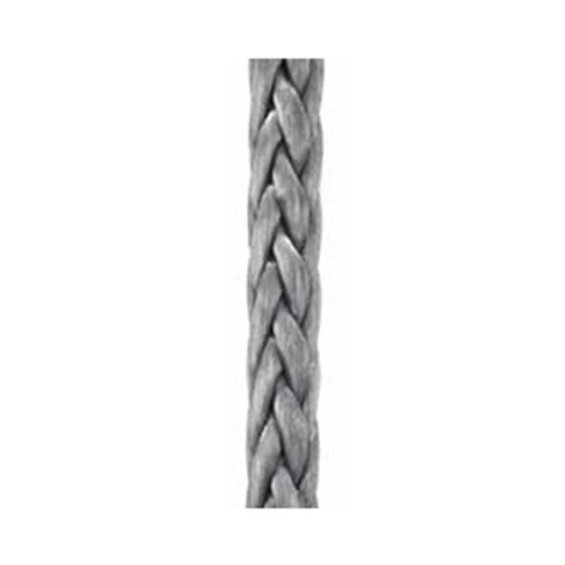 NEW ENGLAND ROPES 1/8 Dia. HTS 75 Dyneema Single Braid Line, Gray, Sold by  the Foot