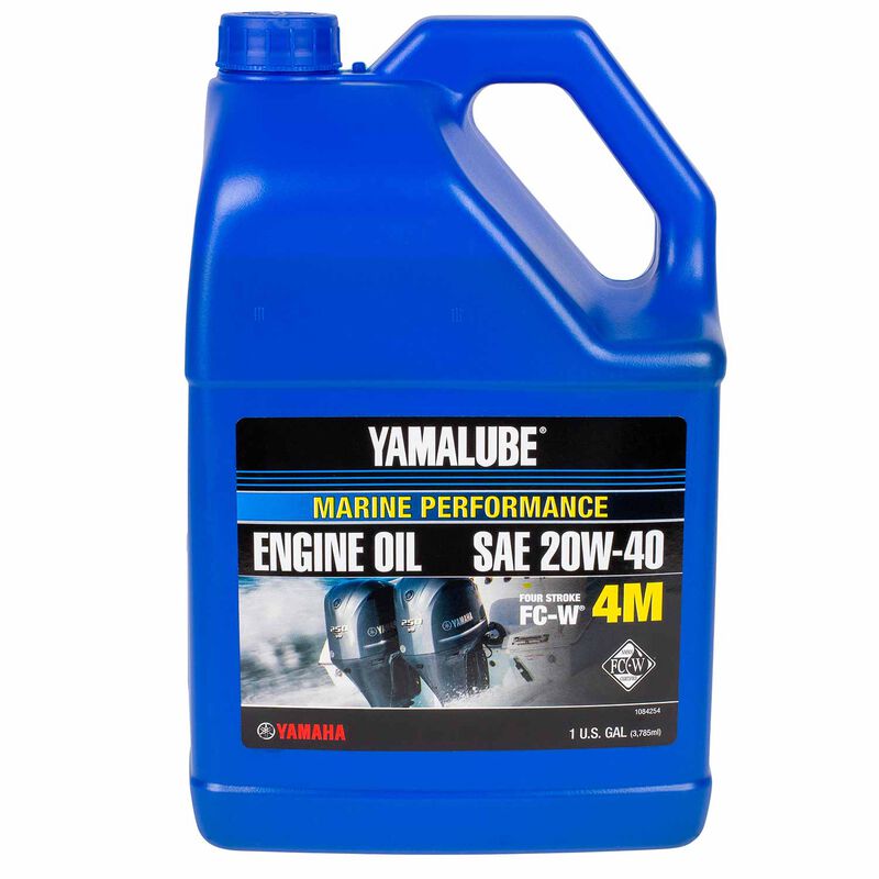 YAMAHA Yamalube 4M 20W30 4 Stroke Conventional Marine Engine Oil, 1