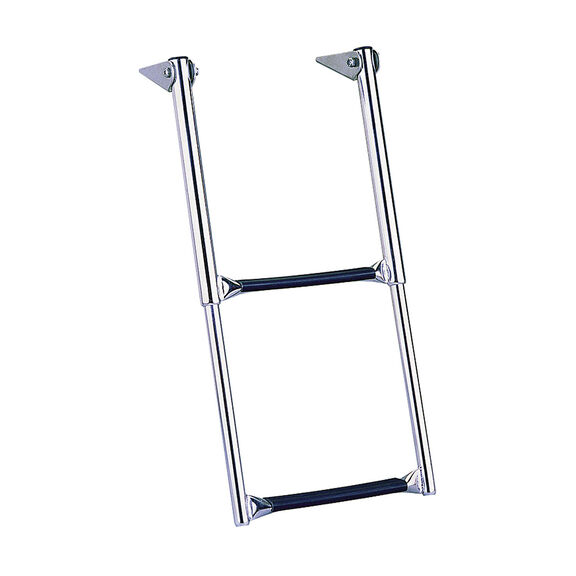 3-Step Over Platform Telescoping Drop Ladder image number 0