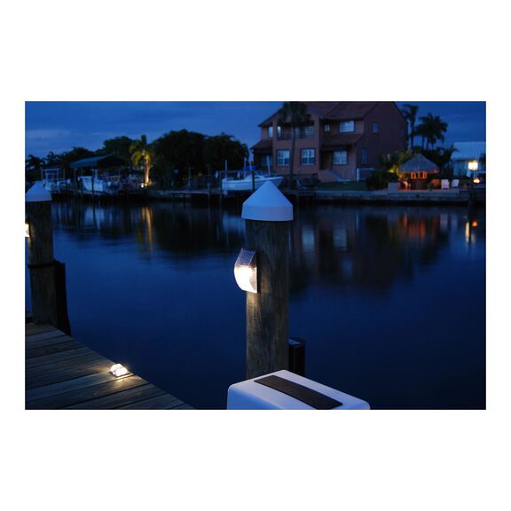 Solar LED Side Post Dock Light image number 2