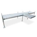 T-Shaped Aluminum Frame with Titan Platinum Decking Complete Dock Packages image number 0