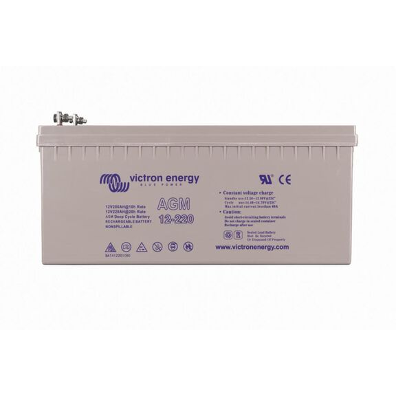Victron Energy 12V/220Ah AGM Deep Cycle Battery image number 0