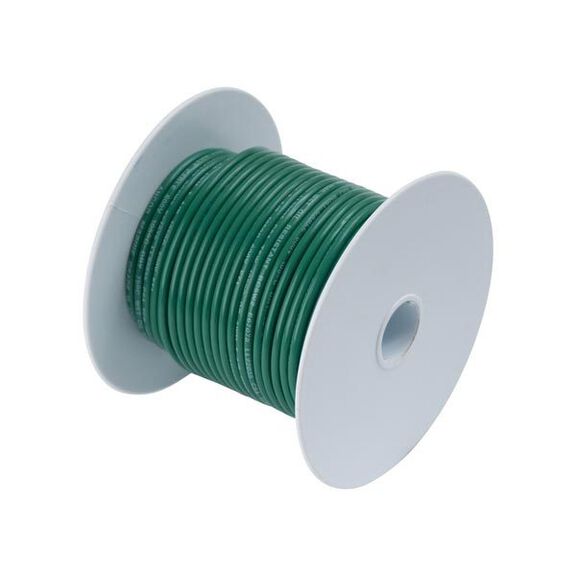 14 AWG Primary Wire, 500' Spool, Green image number 0