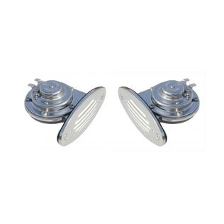 Stainless Steel Waterproof Mini Drop-In Low-Pitch Dual Horn