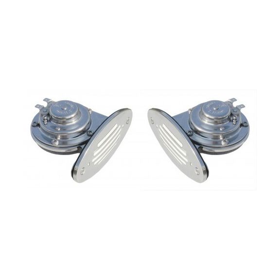 Stainless Steel Waterproof Mini Drop-In Low-Pitch Dual Horn image number 0