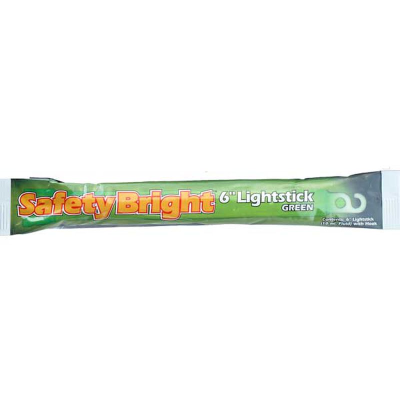 6" 12 Hour Light Stick, Green image number 0