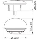 SEAFLO 04 Series LED Oblong Courtesy Light - Blue, 12V image number 3