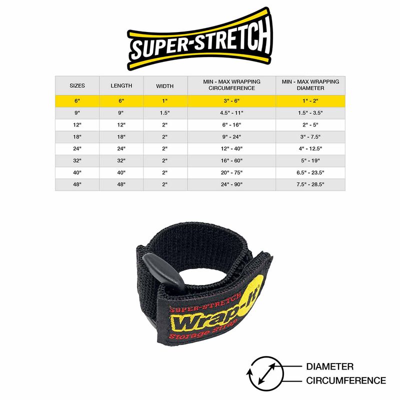 6" Super-Stretch Storage Straps, 6-Pack image number 6
