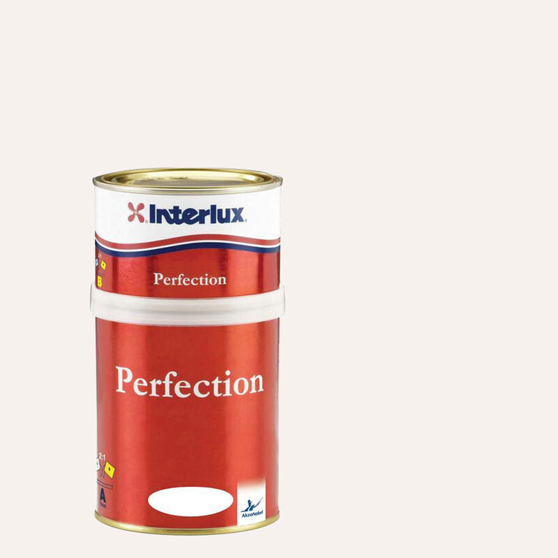 Perfection Two-Part Polyurethane Topside Paint, Mediterranean White, Quart image number 0