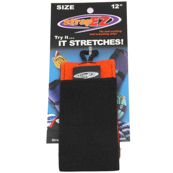 Adjustable Elastic Utility Strap with Hook and Loop Fasteners 12" Long image number 0