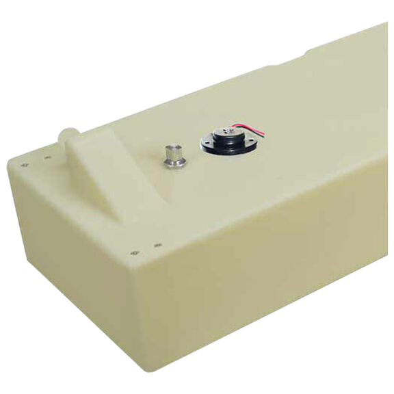 35 Gallon Synthetic Plastic Permanent Below Deck Fuel Tank, 69.5"L x 16"W x 8"H image number 1