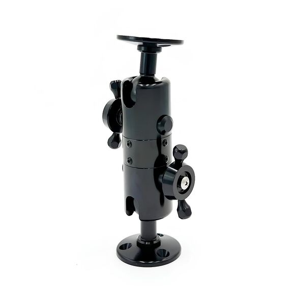 Angler's Pal 8" Fishfinder Multi-Mount, Black Anodized Aluminum and Stainless Steel image number 1