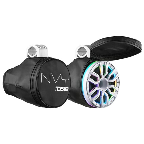 8&rdquo; Marine Tower Speaker With Neodymium Magnet, Kevlar Cone, Compression Driver & Digital LED Lights | 200W RMS 4-Ohm image number 6