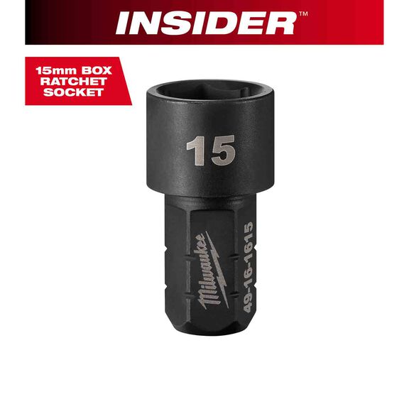 INSIDER&trade; Box Ratchet Socket 6 Point 15mm image number 0