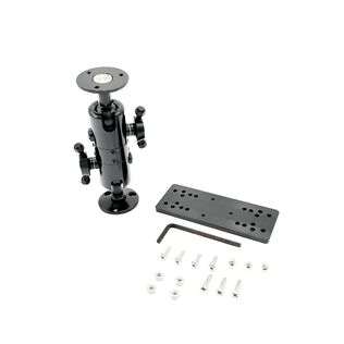 Angler's Pal 8" Fishfinder Multi-Mount, Black Anodized Aluminum and Stainless Steel