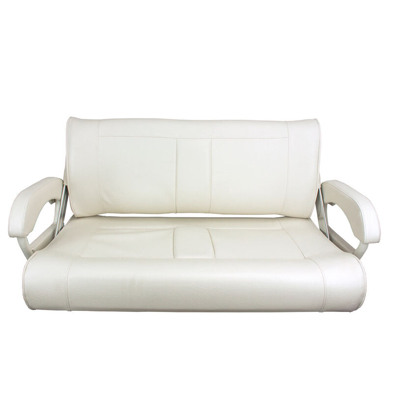 SPRINGFIELD Double Bucket Bench Seat, Off White Upholstery West Marine