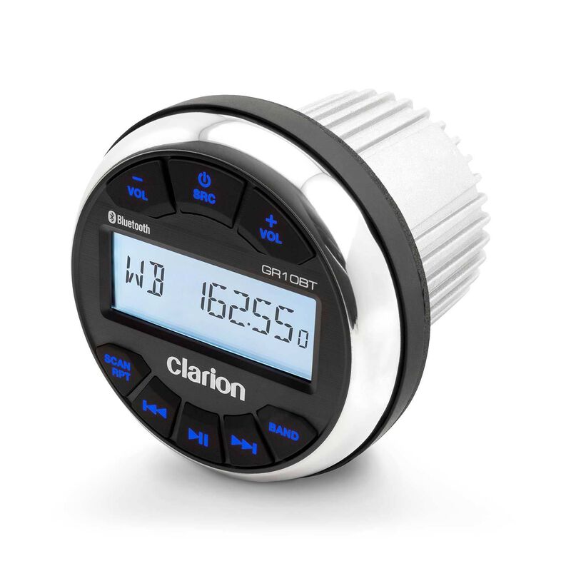 CLARION MARINE AUDIO GR10BT 3" Gauge Marine USB/MP3/WMA Receiver with