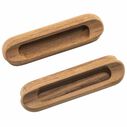 Teak Oblong Drawer Pull image number 1