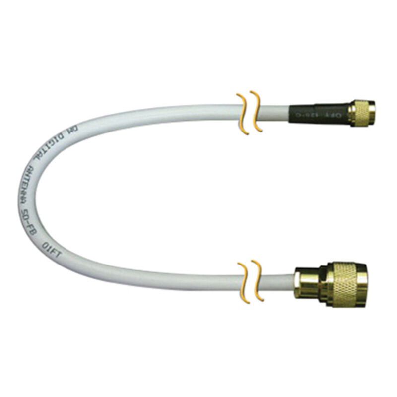 PowerMax™ Low-Loss Antenna Cable with N Male & Mini-UHF Male Connector, 30' image number 0