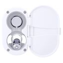 Aidack Transom Shower Hot/Cold Mixer, Arctic White Cup & Lid, Hammer-Head Arctic White Sprayer, 6' Stainless Steel Hose, Chrome Aidack Handle image number 6