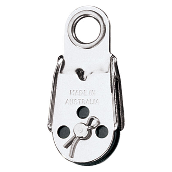 Single Wire Block, Ferrule Eye with 1" Sheave Dia., 1/8" Max. Wire image number 0
