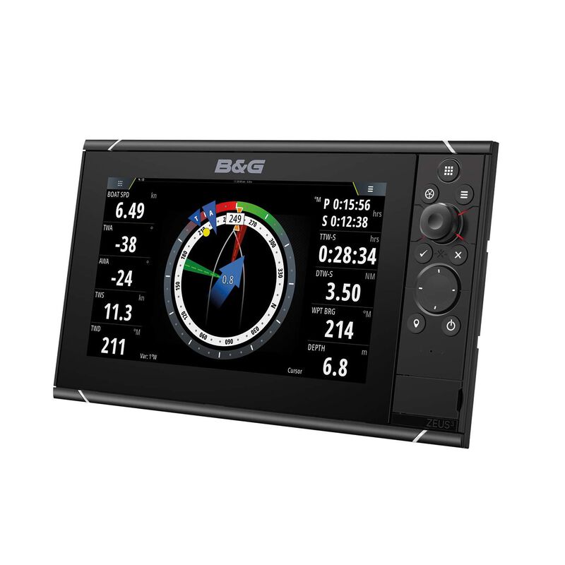 Zeus³ S 9 Multifunction Display with US C-MAP Charts image number 3
