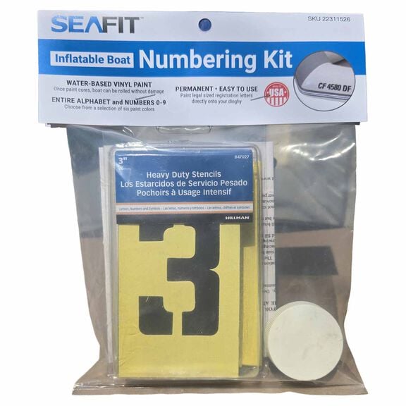 Inflatable Boat All-in-One Numbering Kit image number 0