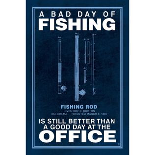 A Bad Day Fishing Poster