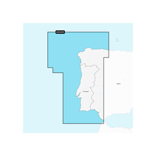 Garmin Navionics Vision+ EU009R Portugal and Spain, Northwest, Electronic Chart