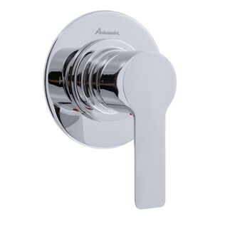 Irva 1H Shower Mixer, Thin Wall-Mount Chrome