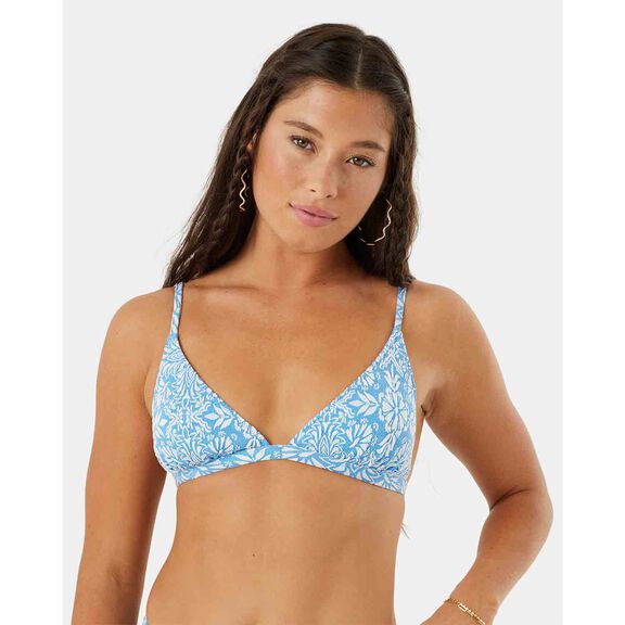 Women's Tile Tranquility Fixed Triangle Bikini Top image number 1