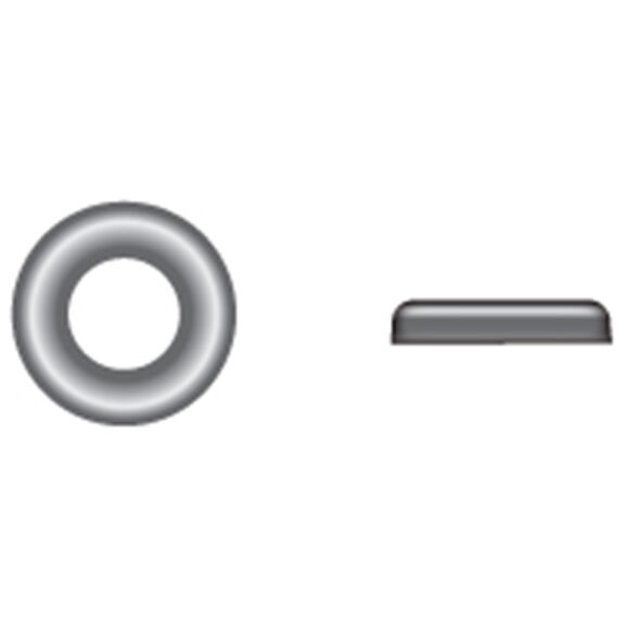 #10 Stainless Steel Finish Washer 20-Pack image number 0