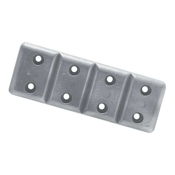 Bolt-On Magnesium Medium Streamlined Hull Anode, 2.6" x 7.3" x 0.5" image number 0