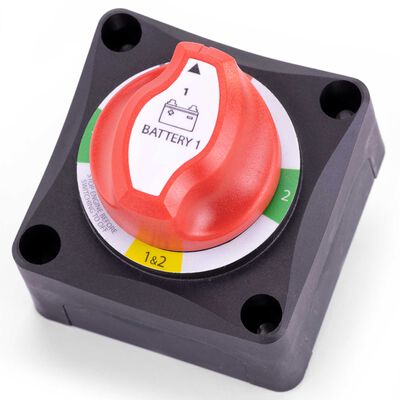 Battery Switch, 1-2-Both-Off