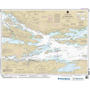 Maptech&reg; NOAA Recreational Waterproof Chart-Ironsides l., N.Y., to Bingham l., Ont., 14772