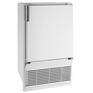 Marine Icemaker Flange to Cabinet 14", Reversible Hinge, White Solid, 115v
