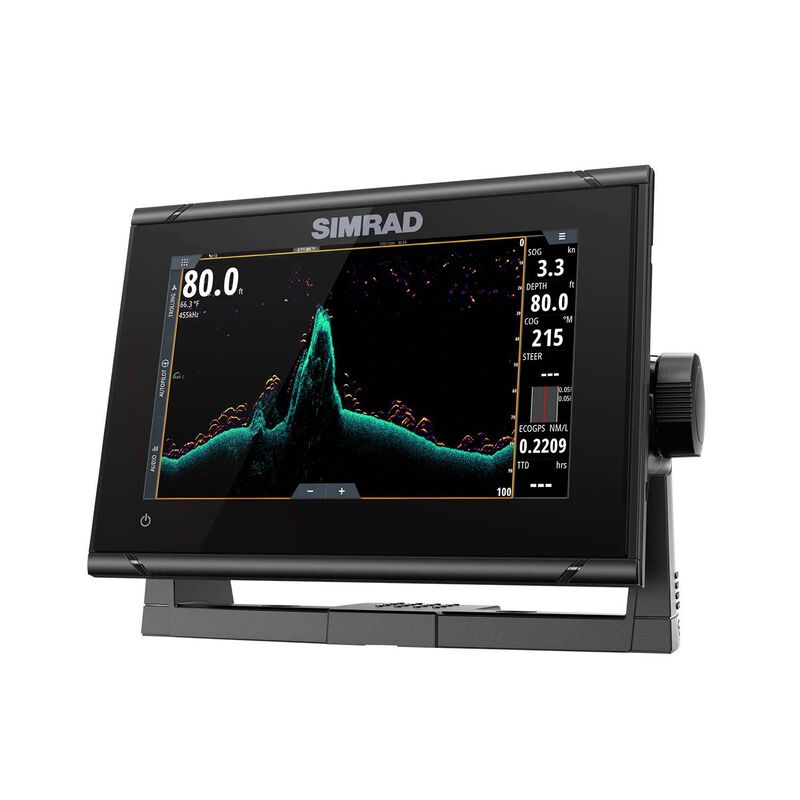 GO7 XSE Fishfinder/Chartplotter Navigation Display with TotalScan™ Transducer and Insight Charts image number 1