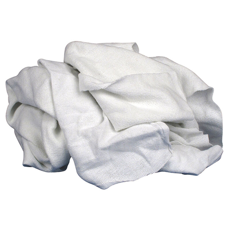 White Flannel Rags, 20 lb. Box image number 0